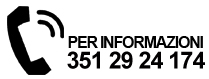 Per informazioni +39 351 29 24 174